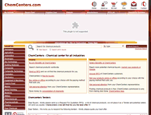 Tablet Screenshot of chemcenters.com